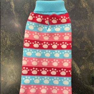 Dog knit sweater